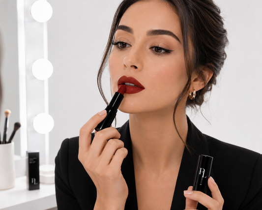 Luxury Matte Lipstick - Megan Flawlessbeautyinaminimalsetting