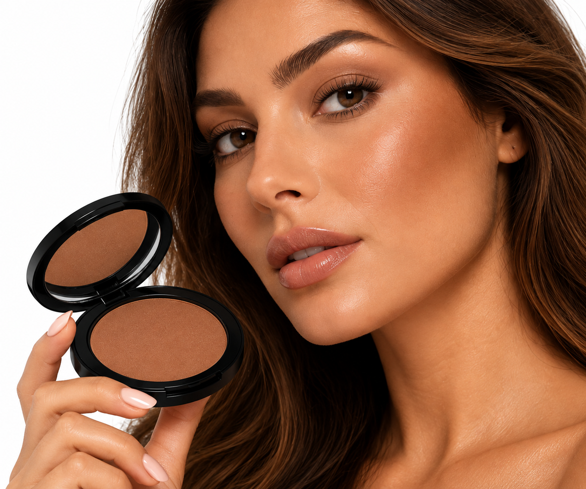 Bronzer - Pecan GlamorousBronzedBeautywithCompact