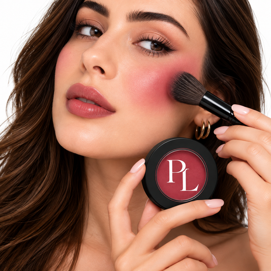 Single Pan Blush - Raspberry GlamorousMauveBlushBeautyClose-Up