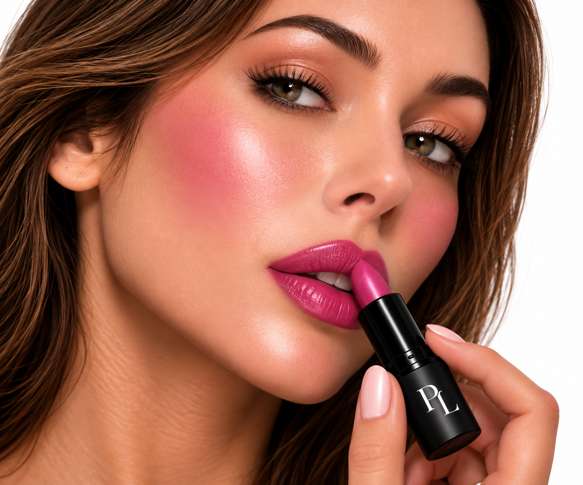 Lipstick - Pink Pizzazz GlamorousPinkLipstickBeautyPortrait
