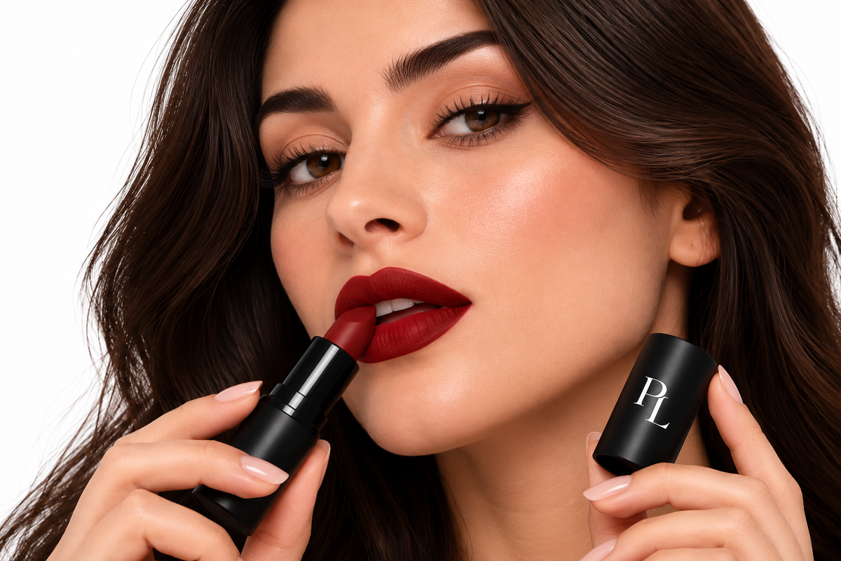 Matte Lipstick - Cherry Tart GlamorousRedLipstickBeautyClose-Up_c8b7c03a-0432-496c-a43d-6999b269d5fc