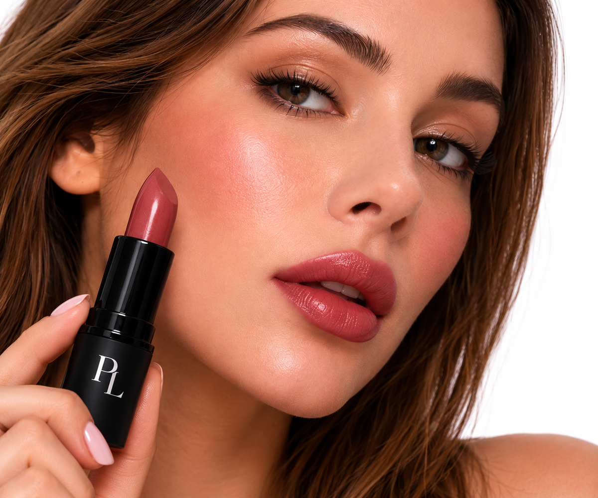 Lipstick - Brandy Rose GlamorousRoseLipstickBeautyPortrait