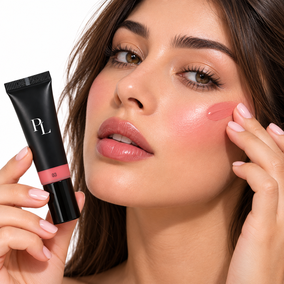 Liquid Blush - Pinch GlossyBlushApplicationBeautyClose-Up