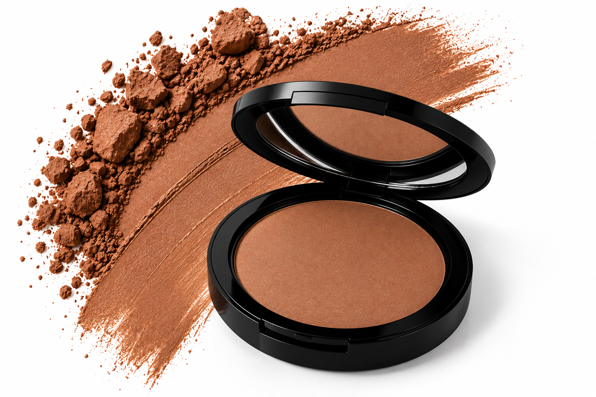Bronzer - Pecan GlossyBronzerCompactwithPowderSwatch