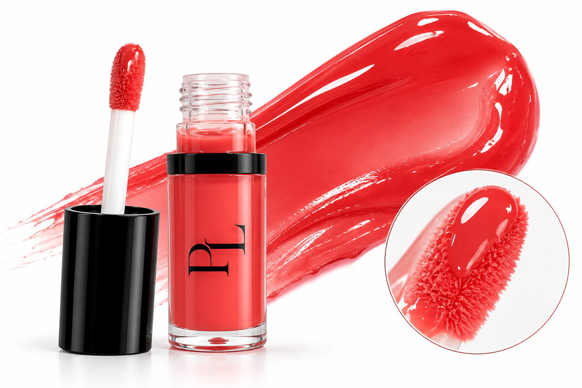 Hydrating Lip Oil - Sheer Red GlossyCoralLipOilSwatch