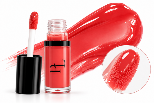 Hydrating Lip Oil - Sheer Red GlossyCoralLipOilSwatch