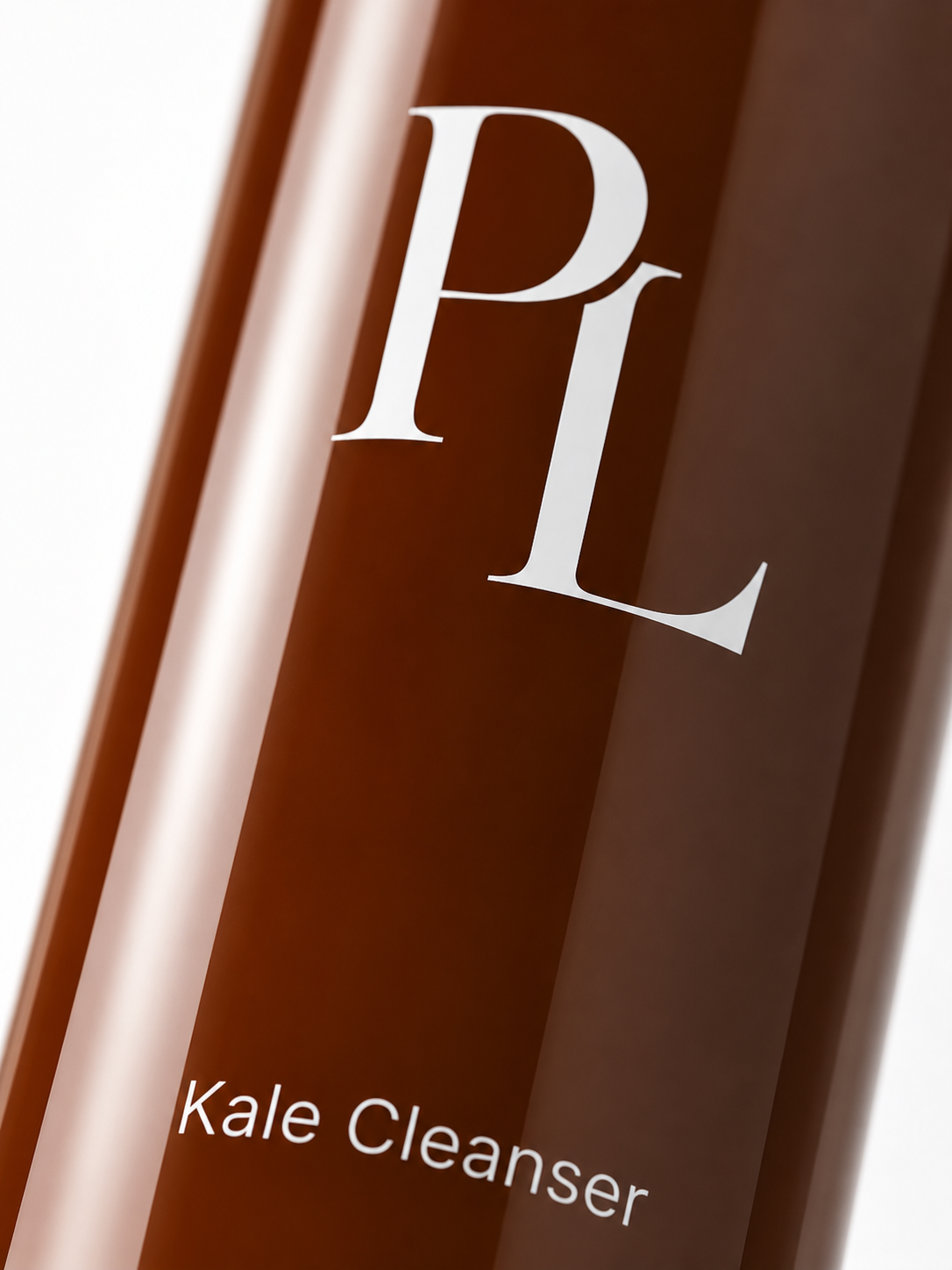 Kale Hydrating Facial Cleanser Glossyamberbottlewithbranding