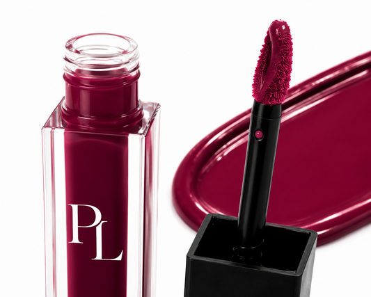 Matte Lip Stain - Deep Burgundy Glossyberrylipstickwithapplicator