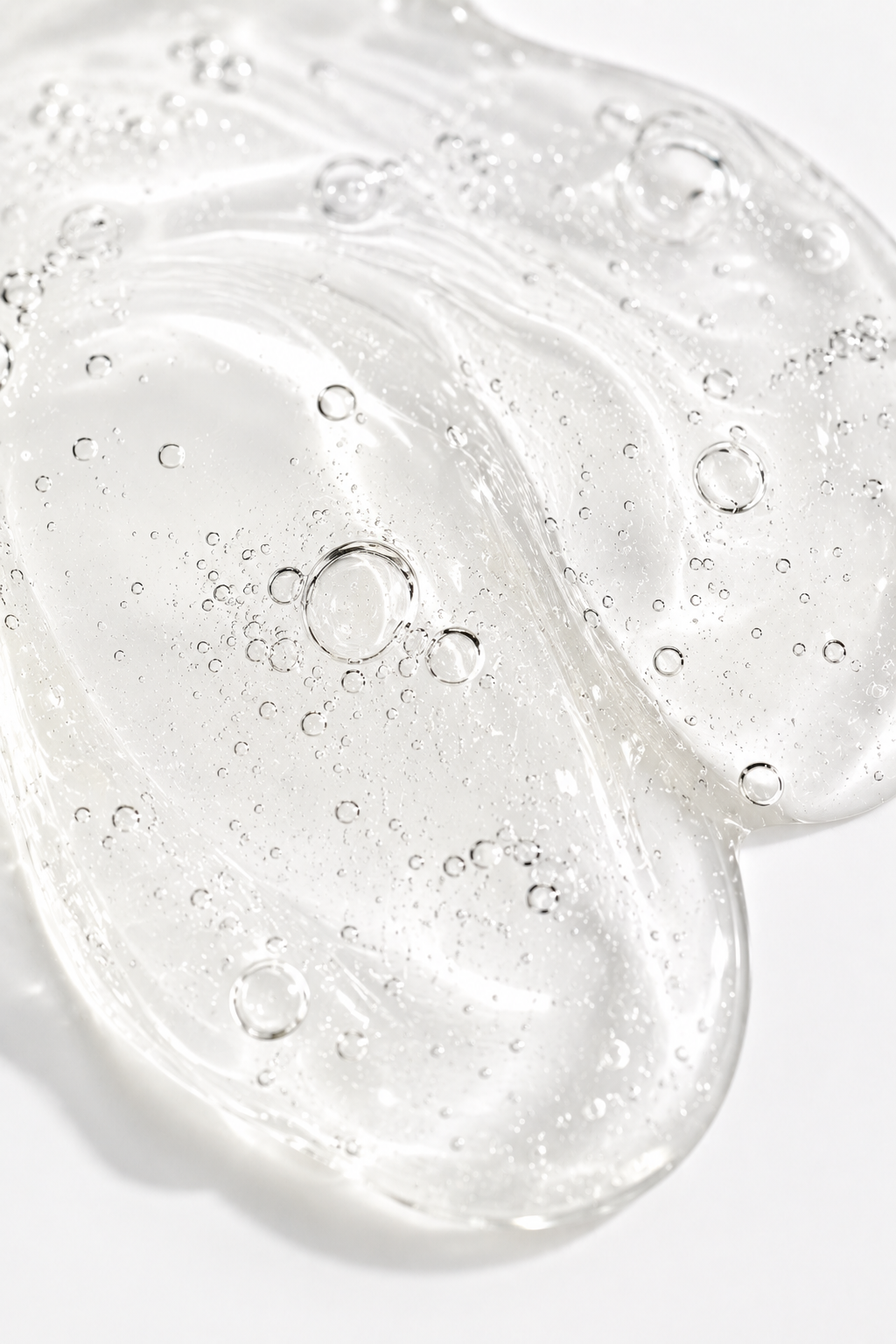 Kale Hydrating Facial Cleanser Glossygelwithfloatingbubbles
