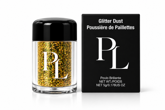 Glitter Dust - 24K Gold_Glitter_Cosmetic_Jar_and_Box