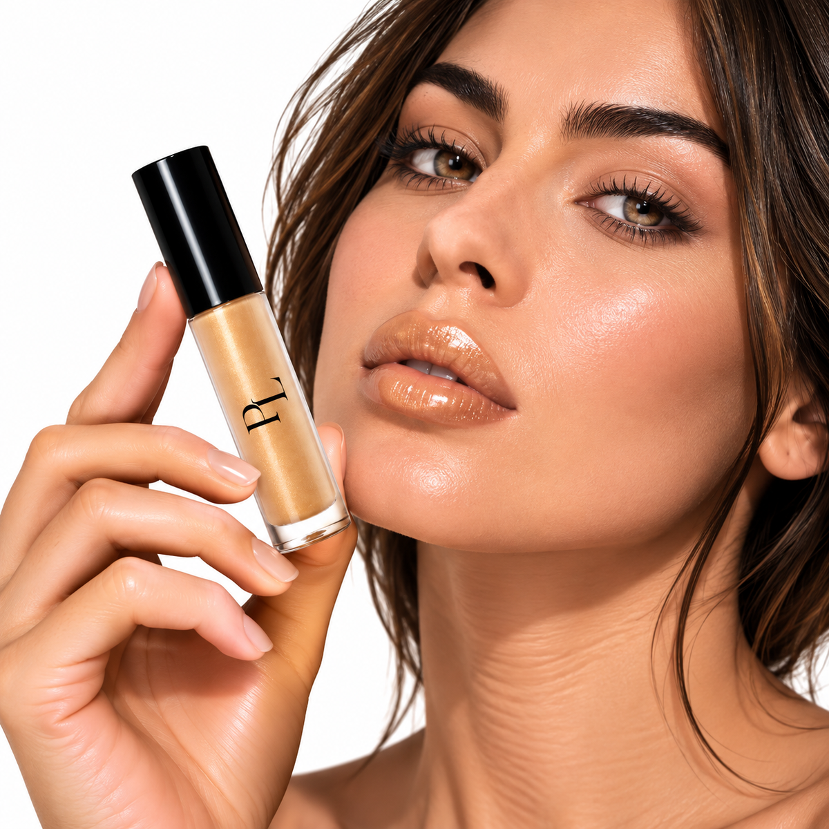 Lip Gloss - Lemon Drop GoldenGlowLipGlossBeautyPortrait