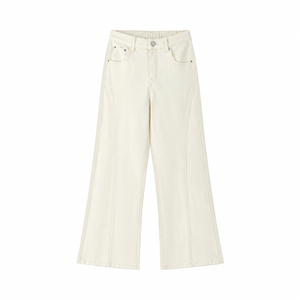 The Panelled Vintage Flare Jeans White IvoryWide-LegJeansProductShot