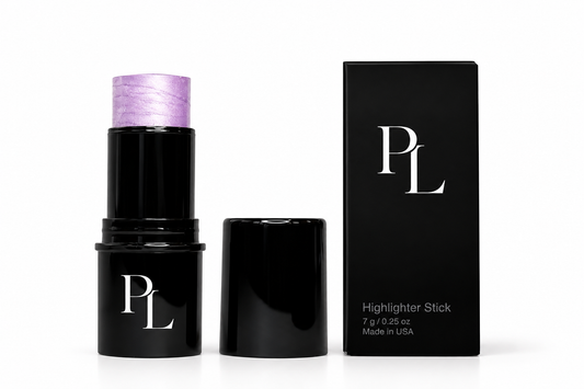 Highlighter Stick - Lavender Lights LavenderHighlighterStickandPackaging