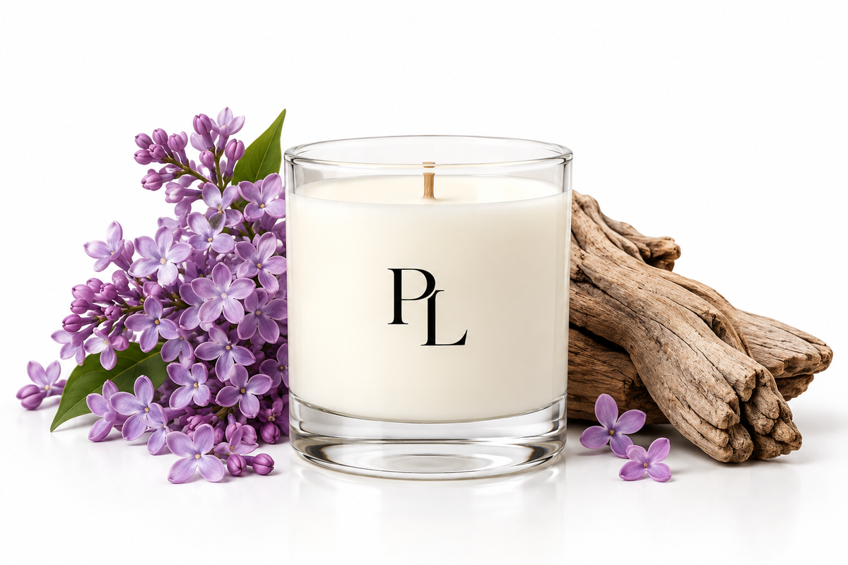 Scented Candle - Lilac + Driftwood LilacDriftwoodLuxuryCandle