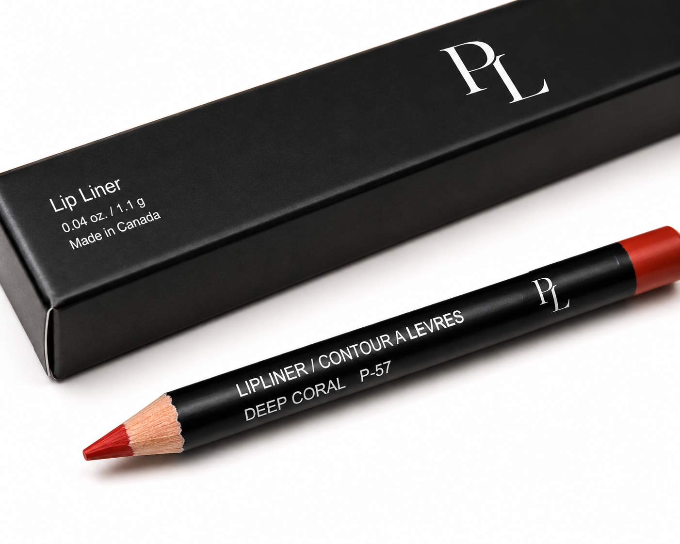 Lip Liner - Deep Coral Liplinerwithsleekblackpackaging