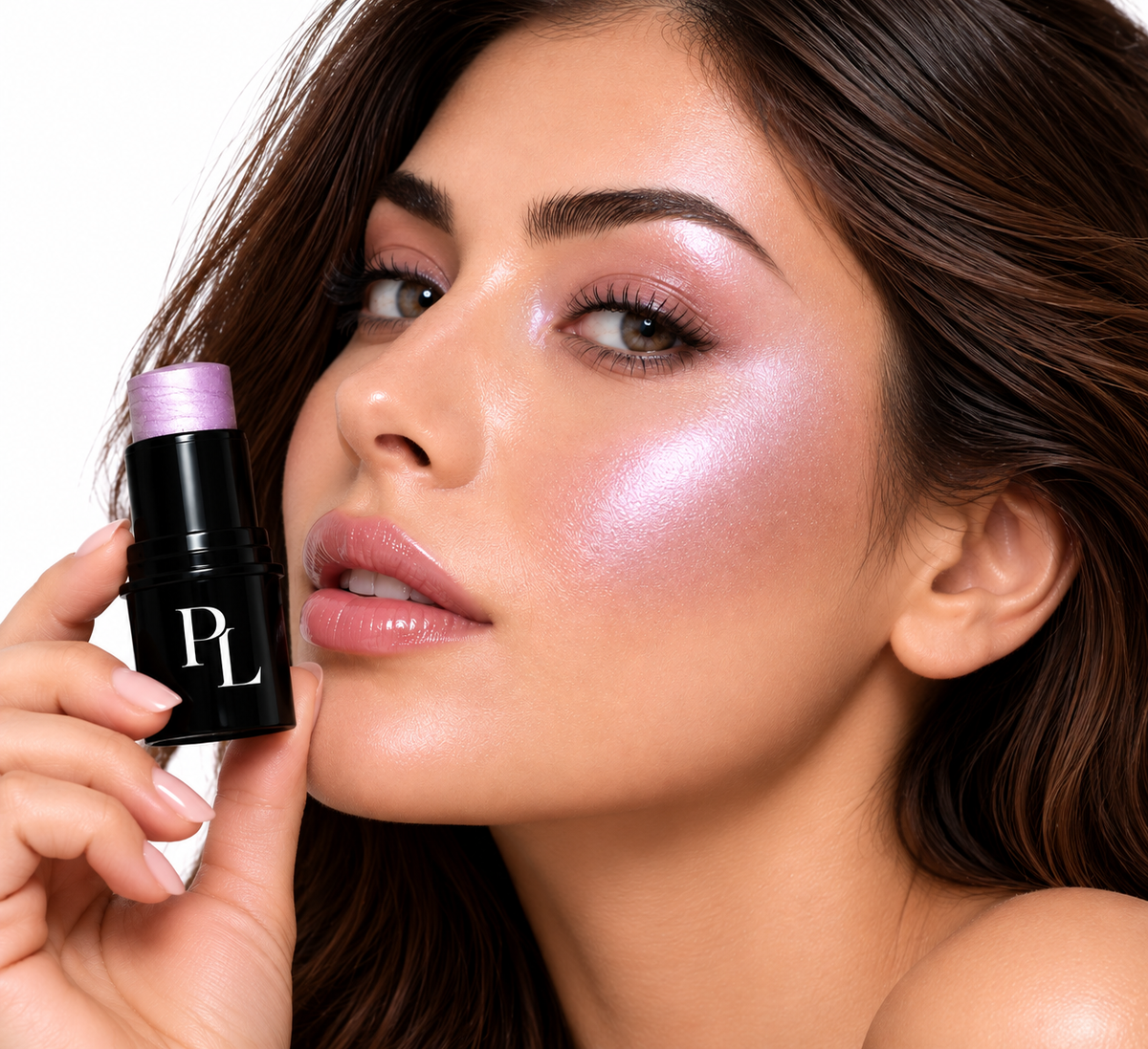 Highlighter Stick - Lavender Lights LuminousLilacHighlighterBeautyPortrait