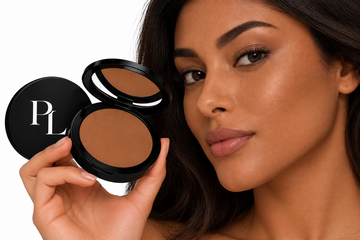 Dual Blend Powder Foundation - Cinnamon LuxuryBeautyCompactPortrait