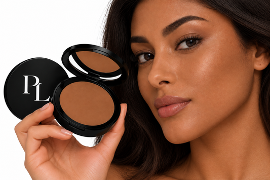 Dual Blend Powder Foundation - Cinnamon LuxuryBeautyCompactPortrait