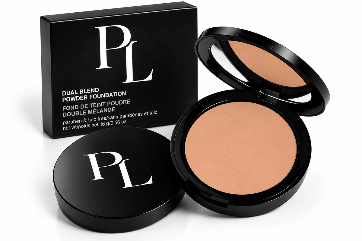 Dual Blend Powder Foundation - Mesa LuxuryBlackCompactPowderFoundationSet