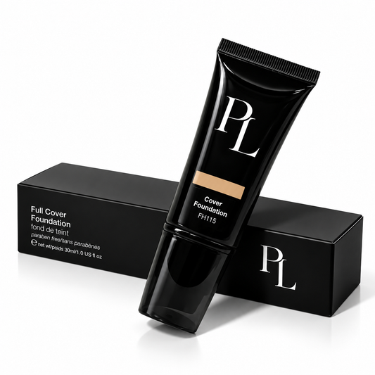 Full Cover Foundation - Desert LuxuryBlackFoundationTubeandBox2