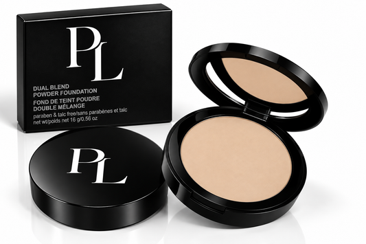 Dual Blend Powder Foundation - Bisque LuxuryBlackPowderCompactStillLife