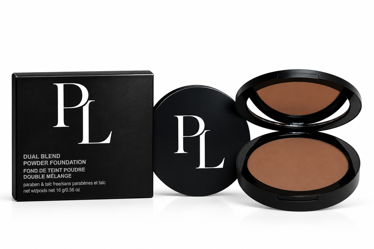 Dual Blend Powder Foundation - Walnut LuxuryPLWalnutPowderCompactSet