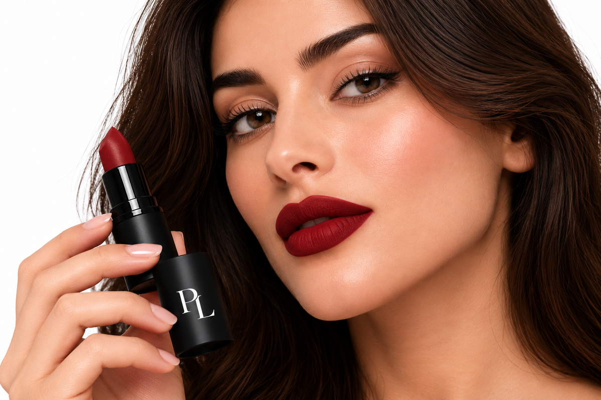 Matte Lipstick - Rubby Slippers LuxuryRedLipstickBeautyPortrait
