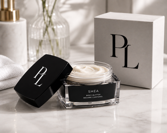 Shea Body Butter LuxurySheaBodyButterDisplay