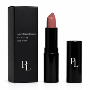 Luxury Cream Lipstick - Warm Beige Luxurycreamlipstickoncleanbackdrop