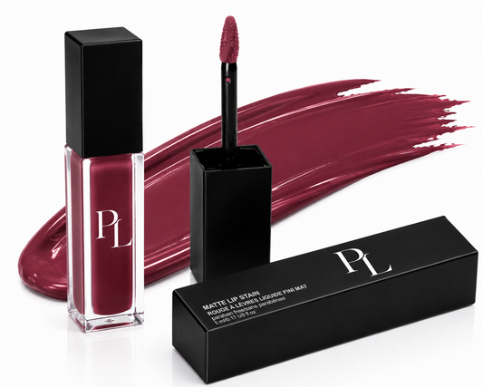 Matte Lip Stain - Dark Cherry Luxurymattelipstainstilllife