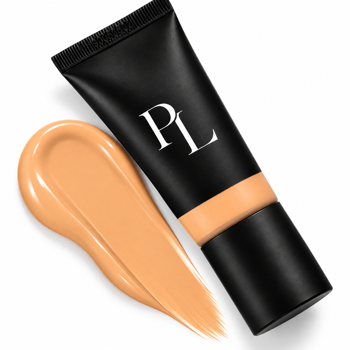 Tinted Moisturizer - Mile Beach MatteBlackTintedMoisturizerwithBeigeSwatch