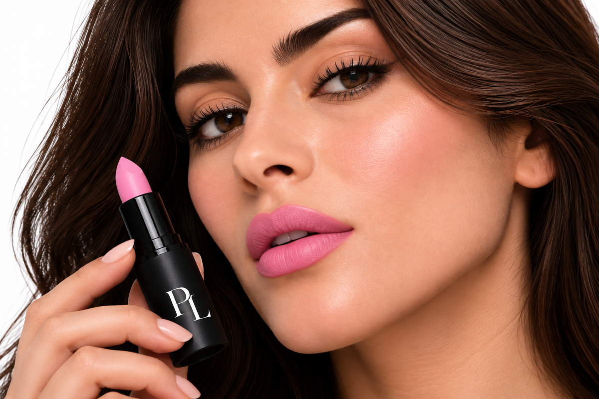 Matte Lipstick - Mod MattePinkLipstickBeautyClose-Up