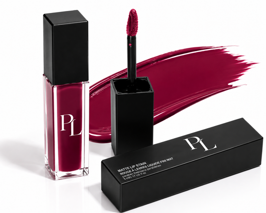 Matte Lip Stain - Deep Burgundy Mattelipstainelegance
