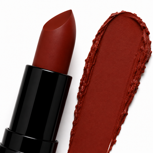 Luxury Matte Lipstick - Megan Mattelipstickandsmoothswatch