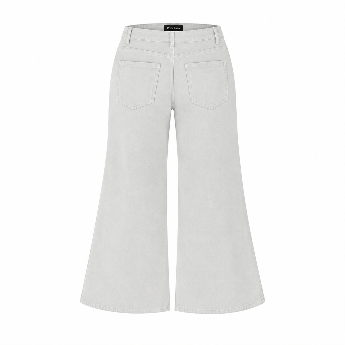 The Vintage-Wash High-Rise Flare Jeans MinimalistPoshLanaWide-LegJeans