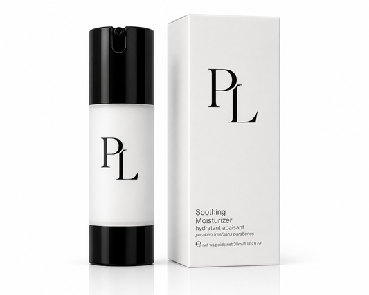 Soothing Face Moisturizer Minimalist_skincare_product_display
