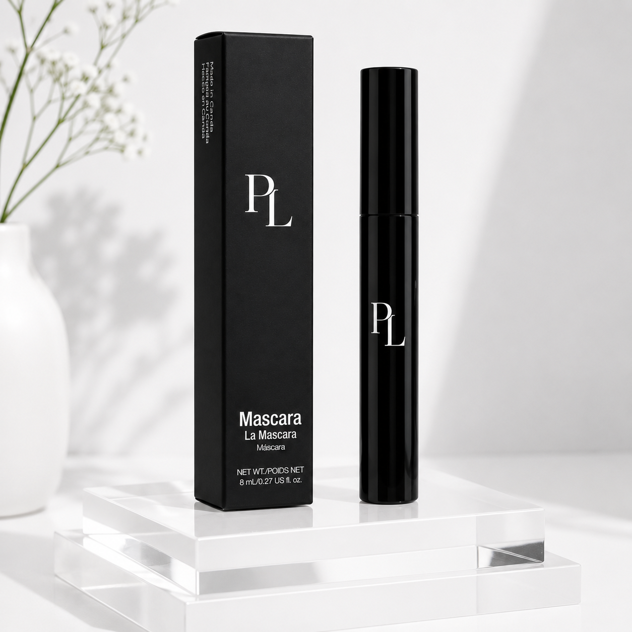 Lengthening Mascara | Water-Resistant Lash Definition Minimalistbeautyproductdisplay