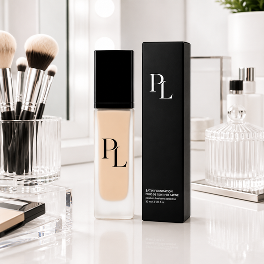 Foundation - Seashell Minimalistbeautyproductflatlayscene