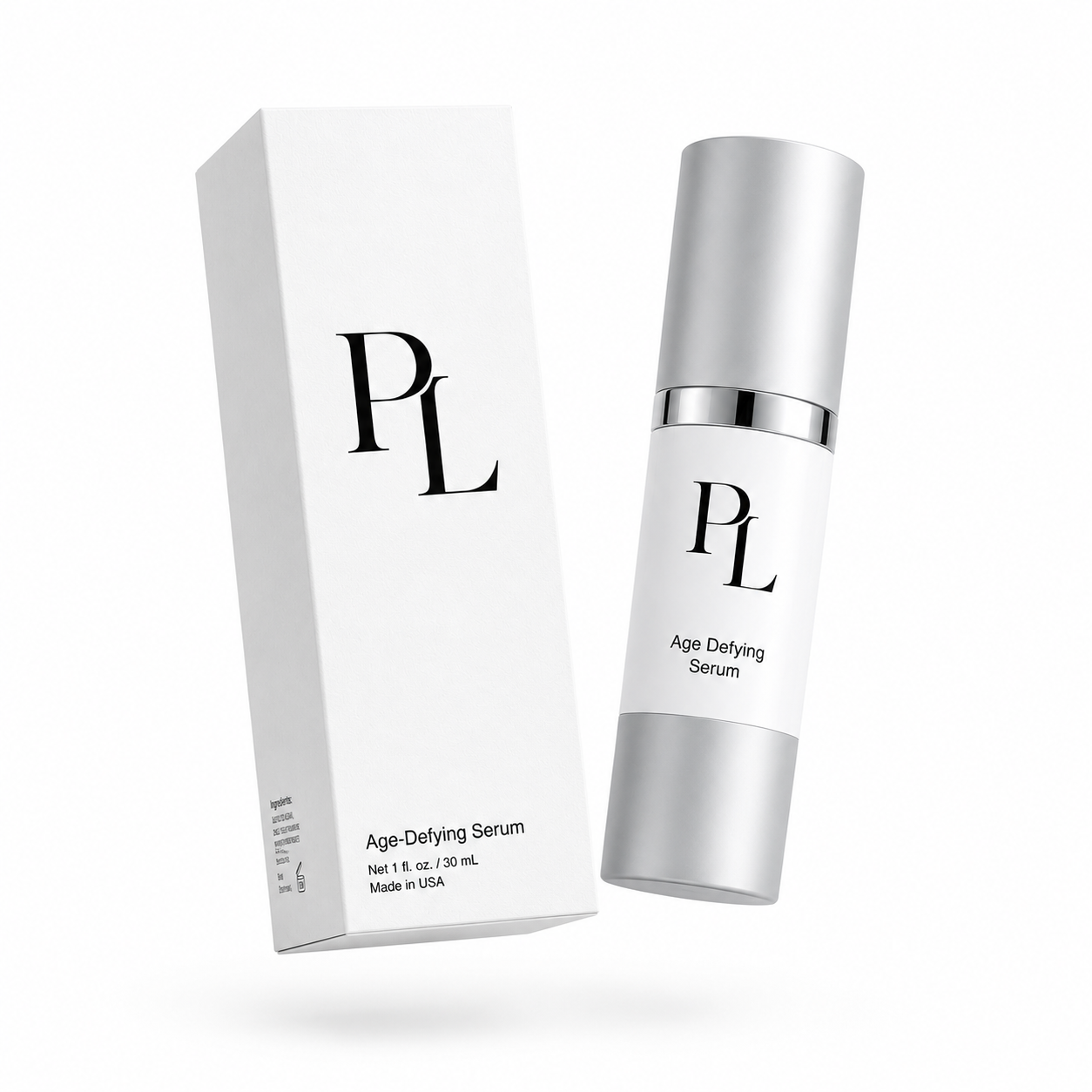 Firming & Hydrating Face Serum | Squalane + Hyaluronic Acid Minimalistcosmeticdisplaywithserumandbox