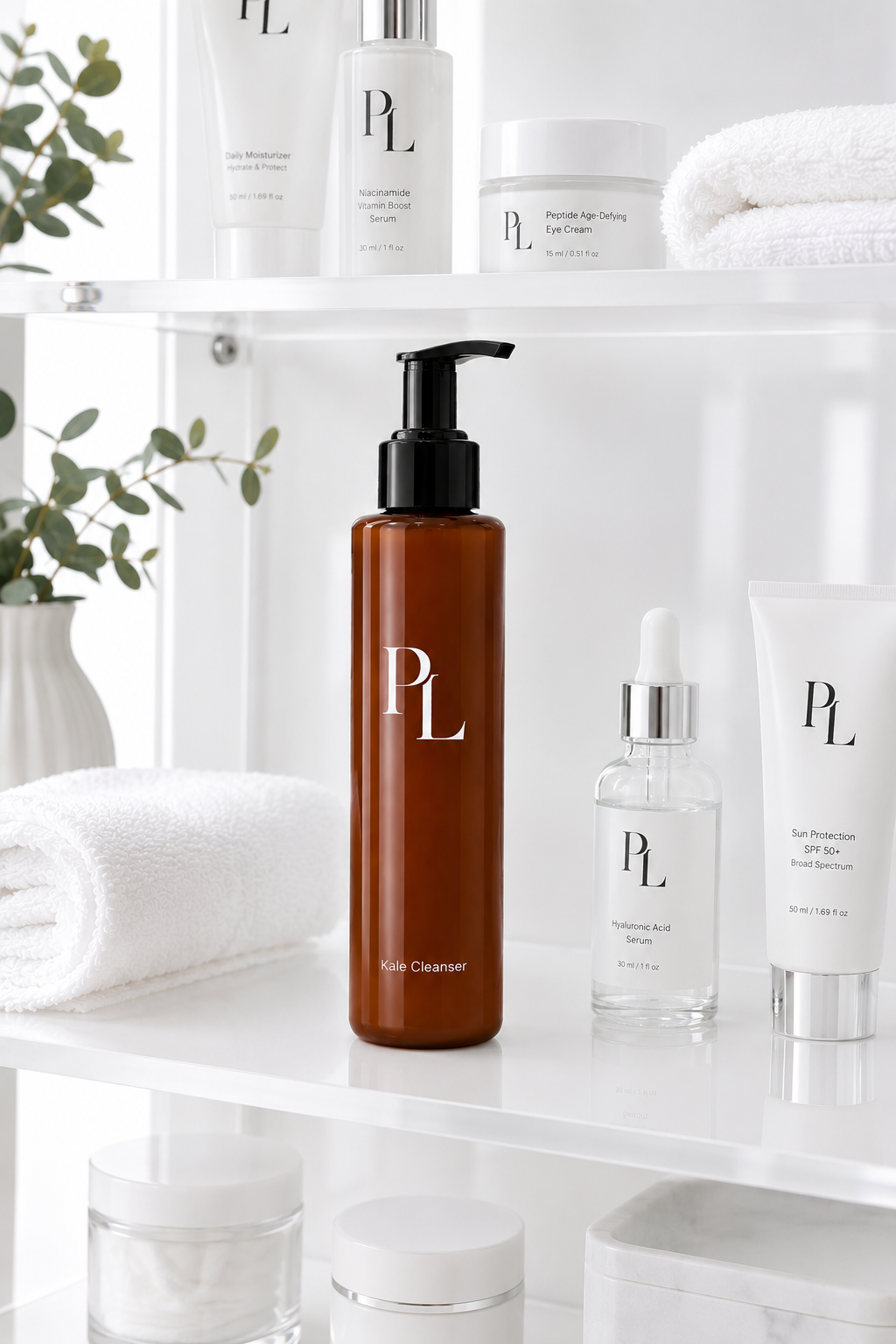 Kale Hydrating Facial Cleanser Minimalistskincareonwhiteshelves