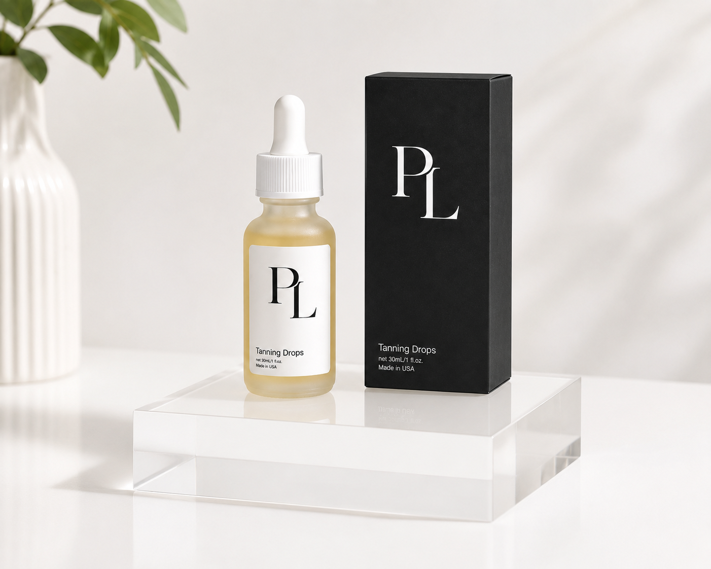 Self-Tanning Drops | Buildable Face & Body Glow Minimalisttanningproductstilllife