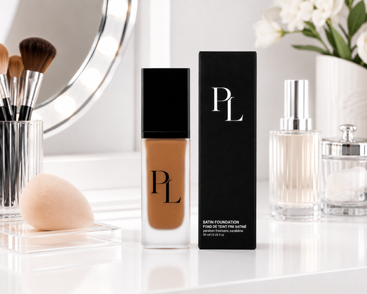 Foundation - Maple Modernvanitywithsatinfoundationandtools