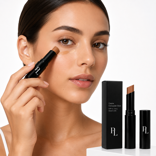 Creme Concealer Stick - Pecan Naturalbeautywithconcealerapplication