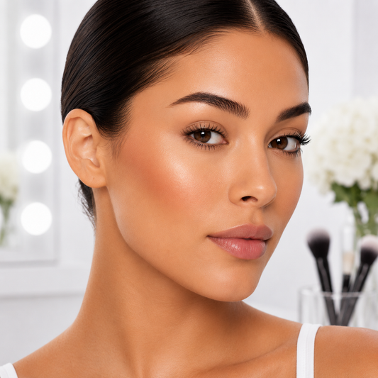 Cheek Fan Brush Naturalglamportraitinstudiolight