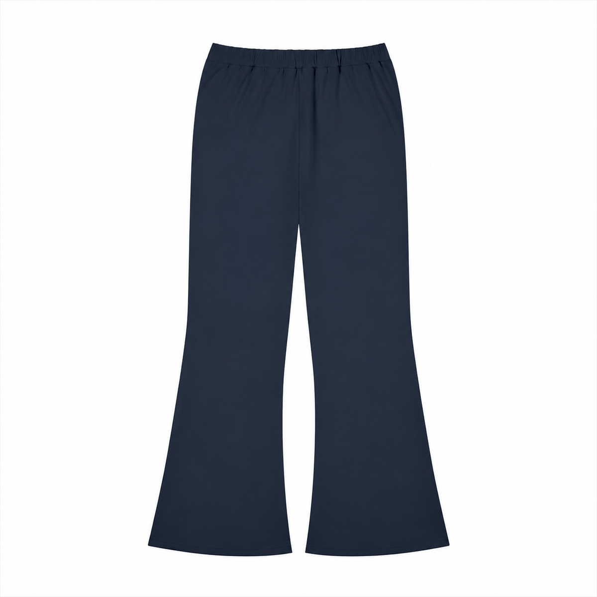 Women's Slim-Fit Flared Sweatpants Royal Blue NavyFlaredPantsBackView