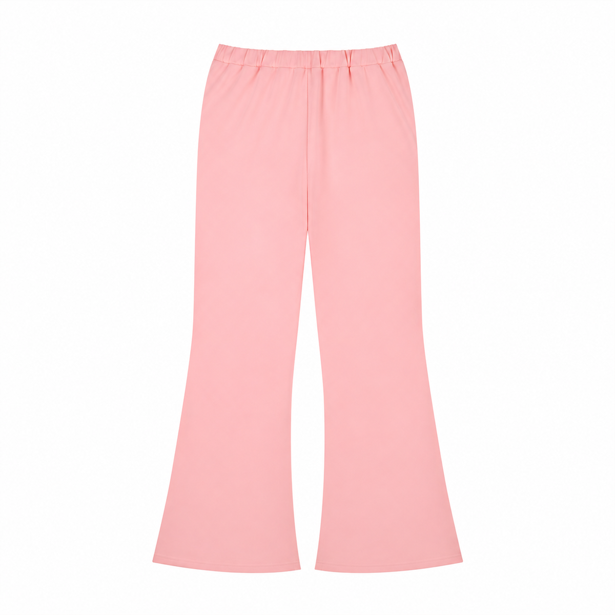 Women's Slim-Fit Flared Sweatpants Pink PastelPinkFlaredPants