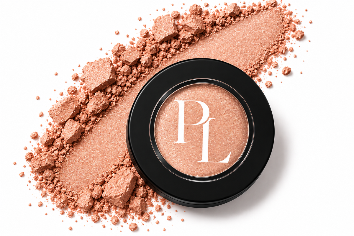 Single Pan Eyeshadow - Peachy PeachShimmerCompactwithPLMonogram