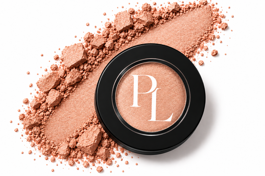 Single Pan Eyeshadow - Peachy PeachShimmerCompactwithPLMonogram
