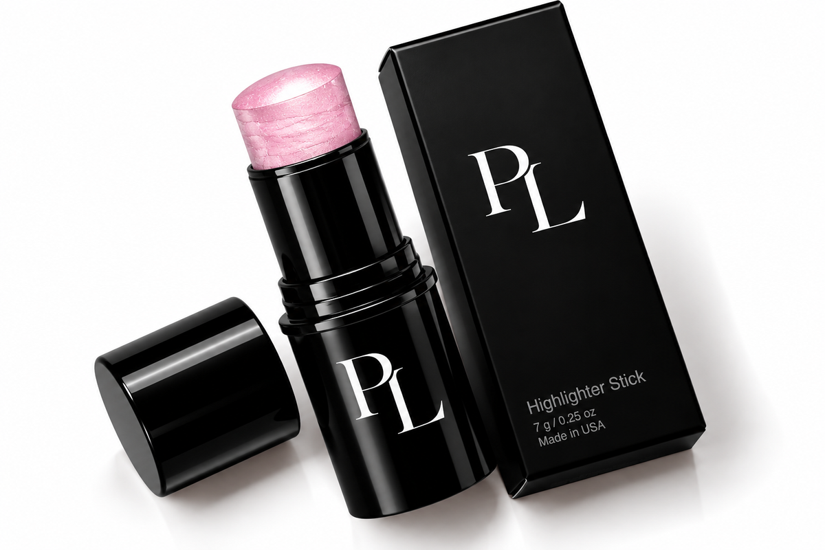 Highlighter Stick - Pink Lights PinkHighlighterStickLuxuryStillLife