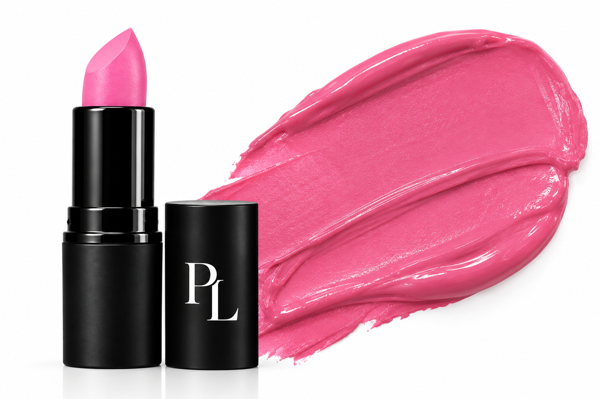 Lipstick - Bubble Gum PinkLipstickandGlossySwatch